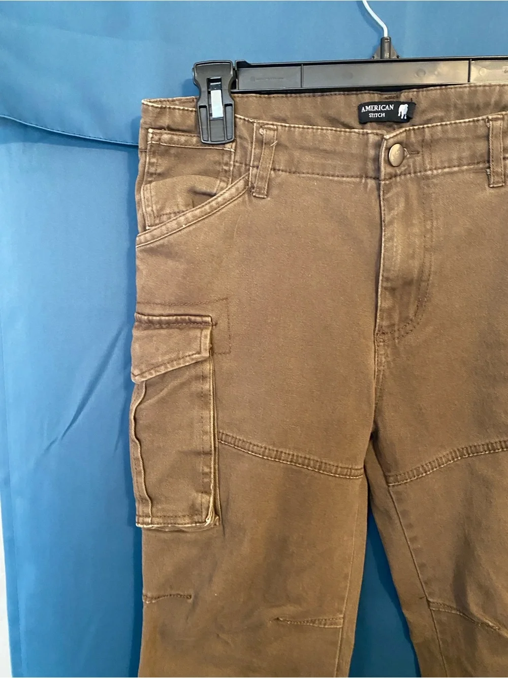 Kids Cargo Casual Pants in Brown